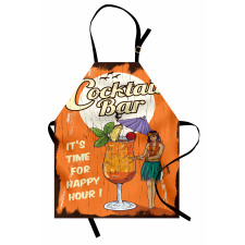 Hula Girl Cocktail Apron