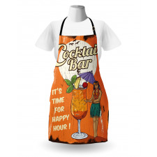 Hula Girl Cocktail Apron