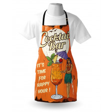 Hula Girl Cocktail Apron