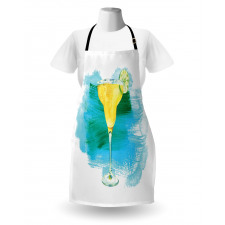 Watercolor Margarita Apron