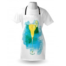 Watercolor Margarita Apron