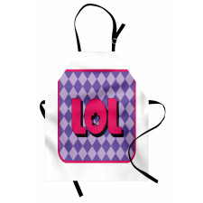 Laugh out Loud Checkered Apron