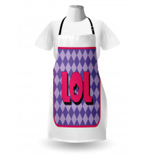 Laugh out Loud Checkered Apron