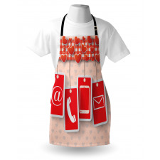 Phone and Hearts Apron