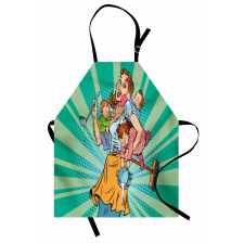 House Chores Kids Pop Art Apron