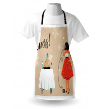 Mom Phone Dinner Table Apron