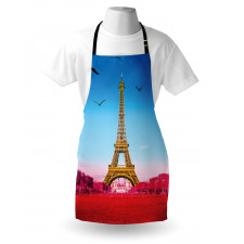 Abstract Grass Eiffel Tower Apron