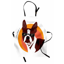 Cool Dog with Sunglasses Apron