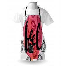 Watercolor Stain Circles Apron