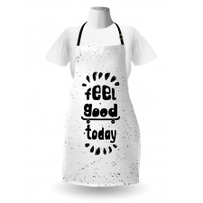 Grunge Words Skateboard Apron