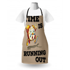 Crazy Funny Alarm Clock Apron