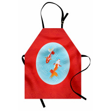 Pair of Fishes Japanese Apron