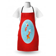 Pair of Fishes Japanese Apron