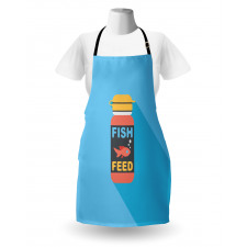 Pet Fish Feed Flat Apron