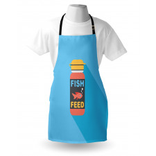 Pet Fish Feed Flat Apron