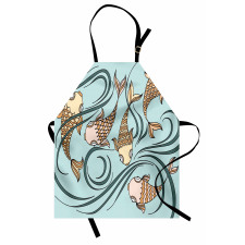 Floating Fish in the Sea Apron