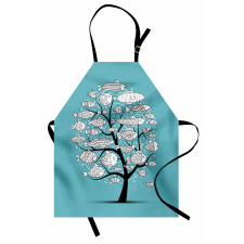 Fish Tree Concept Artwork Apron