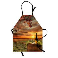 Tuscany Land Rural Field View Apron