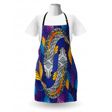 Stained Glass Style Fish Apron