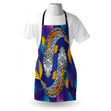 Stained Glass Style Fish Apron