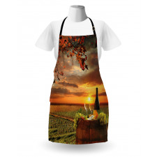 Tuscany Land Rural Field View Apron