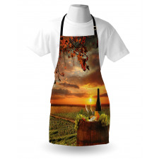 Tuscany Land Rural Field View Apron