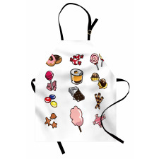 Cartoon Various Candies Apron