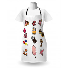 Cartoon Various Candies Apron