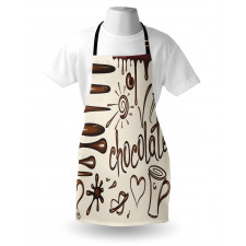 Coffee Cup Heart Lips Apron