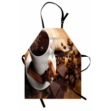 Cup of Hot Chocolate Nuts Apron