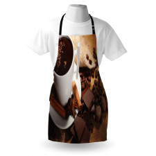 Cup of Hot Chocolate Nuts Apron