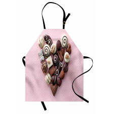 Candies in a Heart Shape Apron