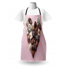 Candies in a Heart Shape Apron