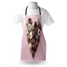 Candies in a Heart Shape Apron