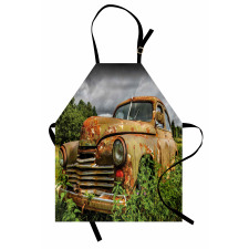 Discarded Rusty Junk Car Apron