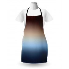 Gradual Color Change Modern Apron