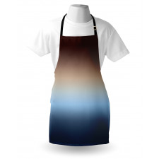 Gradual Color Change Modern Apron