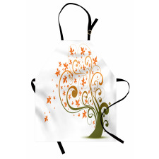 Abstract Autumn Tree Ornament Apron