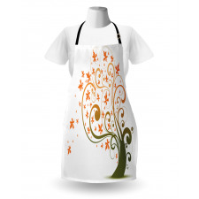 Abstract Autumn Tree Ornament Apron