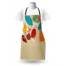 Autumn Inspired Botanical Art Apron