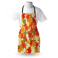 Pile of Foliage Tree Leaves Apron