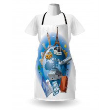 Business Travel Planet Earth Apron