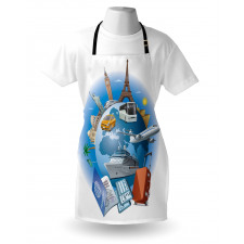 Business Travel Planet Earth Apron