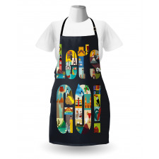 Lets Go Touristic Places Apron