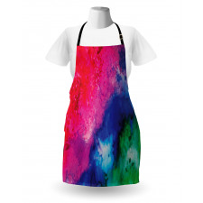 Aquarelle Colorful Artwork Apron