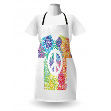 T-Shirt Design Hippie Style Apron