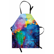 Vibrant Graffiti Spray Apron