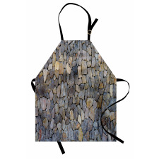 Grey and Beige Stones Apron