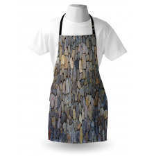 Grey and Beige Stones Apron