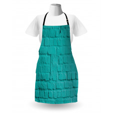 Turquoise Rough Wall Apron